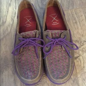 Purple Twisted X Shoes